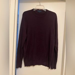 Burgundy Patrick Assaraf Crewneck